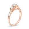 Thumbnail Image 1 of 0.45 CT. T.W. Diamond Past Present Future® Engagement Ring in 14K Rose Gold