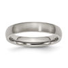 Thumbnail Image 1 of Men's 4.0mm Comfort-Fit Brushed Wedding Band in Titanium