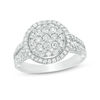 Thumbnail Image 0 of 1.45 CT. T.W. Composite Diamond Frame Ring in 10K White Gold