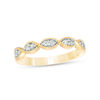 Thumbnail Image 0 of 0.145 CT. T.W. Diamond Twist Vintage-Style Stackable Band in 10K Gold