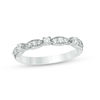 Thumbnail Image 1 of 0.23 CT. T.W. Diamond Alternating Stackable Band in 10K White Gold