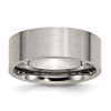 Thumbnail Image 1 of Men's 8.0mm Comfort-Fit Brushed Flat Square-Edged Wedding Band in Titanium