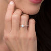 Thumbnail Image 3 of 0.58 CT. T.W. Diamond Engagement Ring in 14K Rose Gold