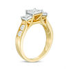 Thumbnail Image 2 of 0.95 CT. T.W. Princess-Cut Diamond Past Present Future® Engagement Ring in 10K Gold