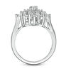 Thumbnail Image 4 of 0.80 CT. T.W. Composite Diamond Starburst Engagement Ring in 10K White Gold