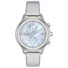 Thumbnail Image 0 of Ladies' Citizen Eco-Drive® Chandler Chronograph Strap Watch with Mother-of-Pearl Dial (Model: FB2000-03D)