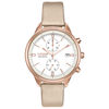 Thumbnail Image 0 of Ladies' Citizen Eco-Drive® Chandler Rose-Tone IP Chronograph Strap Watch with White Dial (Model: FB2003-05A)