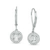 Thumbnail Image 1 of Magnificence™ 0.33 CT. T.W. Diamond Frame Drop Earrings in 10K White Gold
