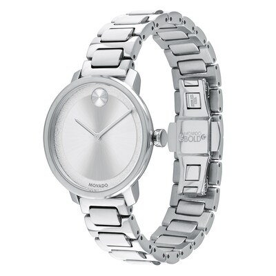Ladies' Movado Bold® Sugar Watch with Silver-Tone Dial (Model: 3600501)