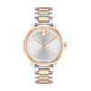 Thumbnail Image 0 of Ladies' Movado Bold® Sugar Two-Tone IP Watch with Silver-Tone Dial (Model: 3600504)