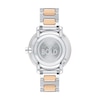 Thumbnail Image 2 of Ladies' Movado Bold® Sugar Two-Tone IP Watch with Silver-Tone Dial (Model: 3600504)