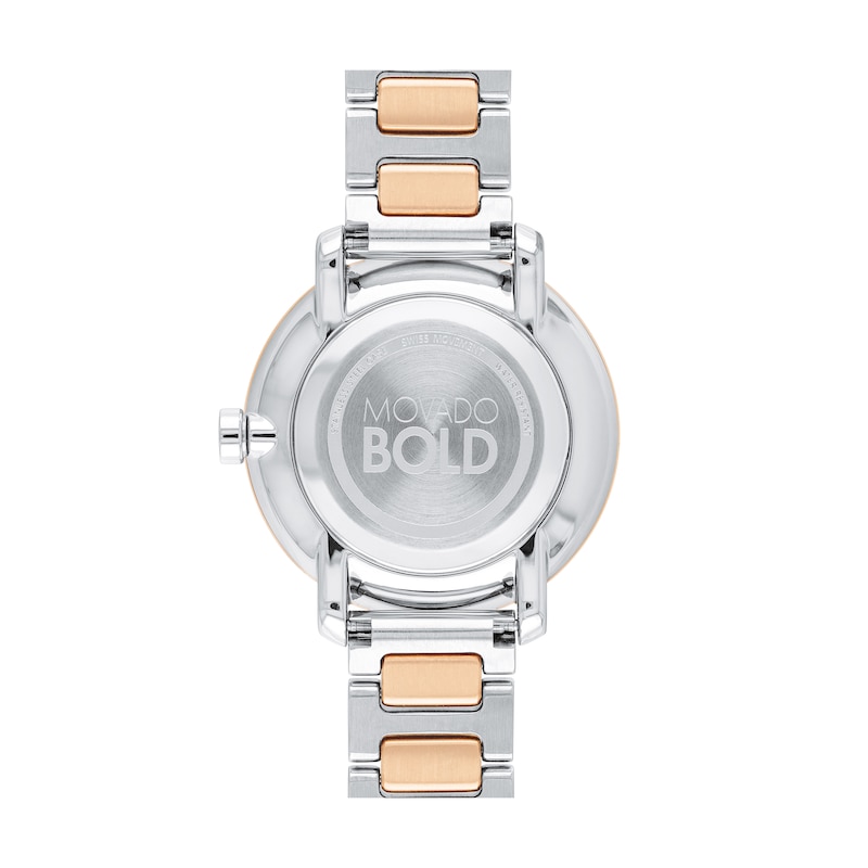 Ladies' Movado Bold® Sugar Two-Tone IP Watch with Silver-Tone Dial (Model: 3600504)