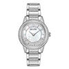 Thumbnail Image 0 of Ladies' Bulova Turnstyle Crystal Accent Watch with Mother-of-Pearl Dial (Model: 96L257)