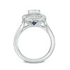 Thumbnail Image 2 of Vera Wang Love Heirloom Collection 0.95 CT. T.W. Princess-Cut Diamond Frame Engagement Ring in 14K White Gold