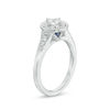 Thumbnail Image 2 of Vera Wang Love Heirloom Collection 0.45 CT. T.W. Princess-Cut Diamond Frame Engagement Ring in 14K White Gold