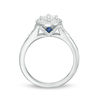 Thumbnail Image 3 of Vera Wang Love Heirloom Collection 0.45 CT. T.W. Princess-Cut Diamond Frame Engagement Ring in 14K White Gold