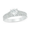 Thumbnail Image 0 of 1.00 CT. T.W. Diamond Multi-Row Engagement Ring in 14K White Gold