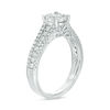 Thumbnail Image 1 of 1.00 CT. T.W. Diamond Multi-Row Engagement Ring in 14K White Gold