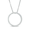 Convertibilities 0.29 CT. T.W. Diamond Open Circles Three-in-One Pendant in Sterling Silver