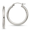 Thumbnail Image 1 of 25.0mm Polished Hoop Earrings in Sterling Silver