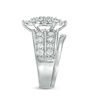 Thumbnail Image 3 of 2.11 CT. T.W. Composite Diamond Marquise Sunburst Bridal Set in 10K White Gold
