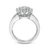 Thumbnail Image 4 of 0.95 CT. T.W. Composite Diamond Marquise Sunburst Bridal Set in 10K White Gold