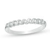 Thumbnail Image 0 of 0.18 CT. T.W. Diamond Nine Stone "S" Wave Anniversary Band in Sterling Silver