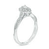 Thumbnail Image 2 of 0.40 CT. T.W. Pear-Shaped Diamond Frame Twist Engagement in 10K White Gold