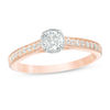 Thumbnail Image 1 of 0.45 CT. T.W. Diamond Vintage-Style Engagement Ring in 10K Rose Gold
