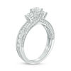 Thumbnail Image 2 of 1.50 CT. T.W. Diamond Past Present Future® Engagement Ring in 14K White Gold