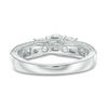 Thumbnail Image 4 of 1.50 CT. T.W. Diamond Past Present Future® Engagement Ring in 14K White Gold