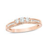 Thumbnail Image 0 of 0.50 CT. T.W. Diamond Past Present Future® Engagement Ring in 14K Rose Gold