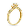 Thumbnail Image 1 of 0.50 CT. T.W. Diamond Past Present Future® Engagement Ring in 14K Gold
