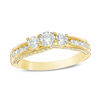 Thumbnail Image 1 of 1.00 CT. T.W. Diamond Past Present Future® Engagement Ring in 14K Gold