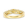 Thumbnail Image 4 of 1.50 CT. T.W. Diamond Past Present Future® Engagement Ring in 14K Gold