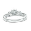 Thumbnail Image 3 of 0.95 CT. T.W. Diamond Past Present Future® Engagement Ring in 14K White Gold