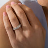 Thumbnail Image 2 of 2.00 CT. T.W. Diamond Past Present Future® Engagement Ring in 14K White Gold