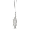 Thumbnail Image 0 of Vertical Feather Drop Pendant in Sterling Silver