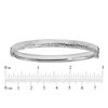 Thumbnail Image 2 of 5.8mm Textured Bangle in Sterling Silver