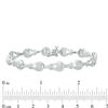 Thumbnail Image 2 of 0.95 CT. T.W. Composite Diamond Loop Bracelet in Sterling Silver