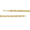 Men's 7.0mm Rope Chain Necklace in Hollow 14K Gold - 22"