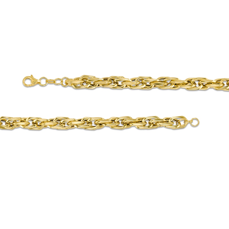 Men's 7.0mm Rope Chain Necklace in Hollow 14K Gold - 22"