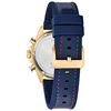 Thumbnail Image 3 of Men's Bulova Marine Star Chronograph Gold-Tone Strap Watch with Blue Dial (Model: 97B168)