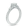 Thumbnail Image 1 of 1.00 CT. T.W. Diamond Petal-Sides Engagement Ring in 14K White Gold