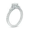 Thumbnail Image 2 of 1.00 CT. T.W. Diamond Petal-Sides Engagement Ring in 14K White Gold