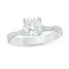 Thumbnail Image 1 of 1.30 CT. T.W. Diamond Twist Engagement Ring in 14K White Gold