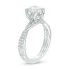 Thumbnail Image 2 of 1.30 CT. T.W. Diamond Twist Engagement Ring in 14K White Gold