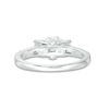 Thumbnail Image 3 of 1.00 CT. T.W. Certified Oval Diamond Past Present Future® Engagement Ring in 14K White Gold (I/I1)