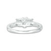 Thumbnail Image 4 of 1.00 CT. T.W. Certified Oval Diamond Past Present Future® Engagement Ring in 14K White Gold (I/I1)