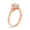Thumbnail Image 1 of 1.00 CT. T.W. Diamond Past Present Future® Engagement Ring in 14K Rose Gold